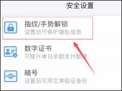 支付宝APP设置钱包锁的具体操作方法